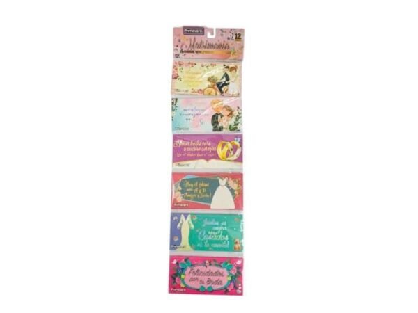 Tarjetas de Invitación con Motivo de Matrimonio