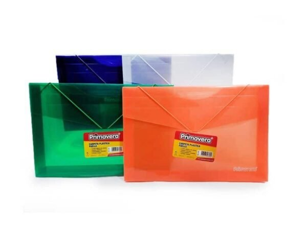 Carpeta Plástica de Fuelle Unicolor