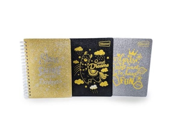Cuaderno Argollado Escarchado
