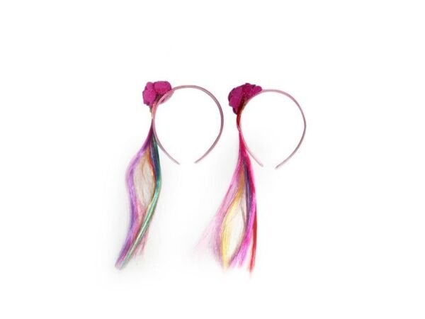 Diadema con Cabello Multicolor