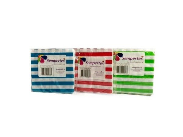 Servilletas Multicolor con Líneas