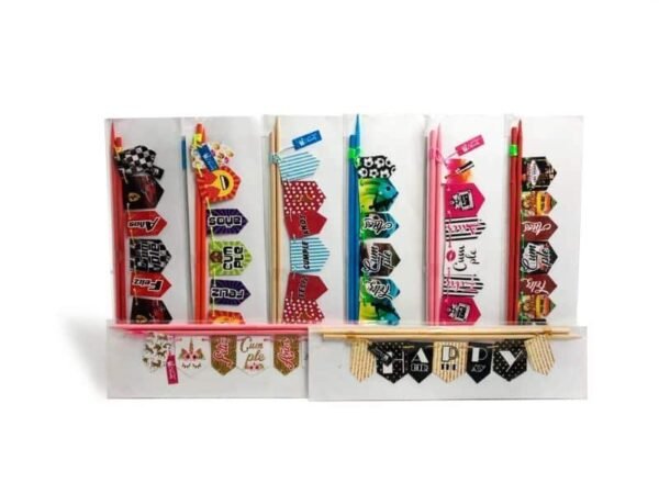 Banderín para Pastel Niños y Niñas