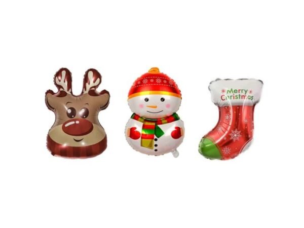 Globos Metalizados Feliz Navidad