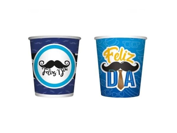 Vasos Estampados Feliz Día Papá