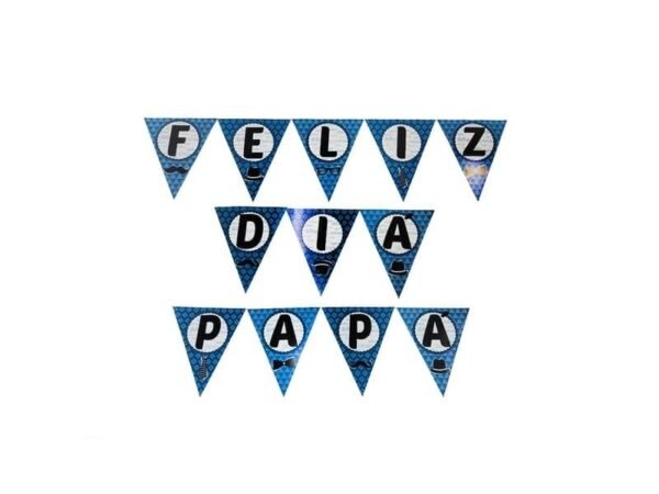 Banderín Estampado Feliz Día Papá