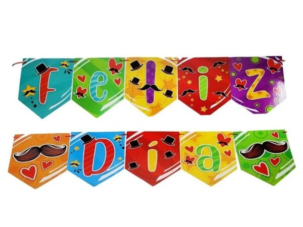 Banderín Estampado Feliz Día