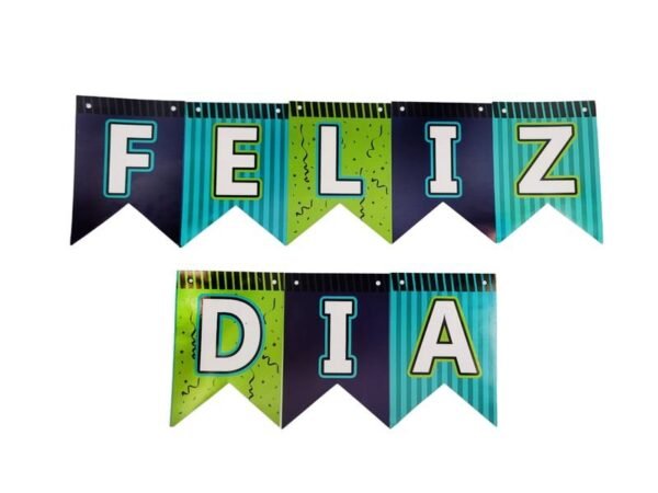 Banderín Estampado Feliz Día